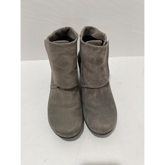 Dansko Womens suede leather Wedge Ankle Boots with Velcro Upper size 36 - Picture 2 of 7